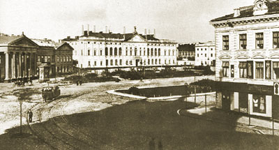 Plac Krasiskich, od strony Dugiej