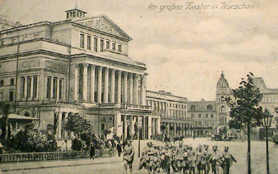 Plac Teatralny w kierunku Senatorskiej