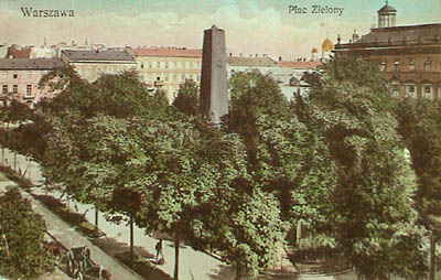 Plac Zielony - widok oglny